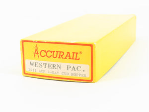HO Accurail 2011 WP Western Pacific ACF 3-Bay Covered Hopper #11985 - Upgraded