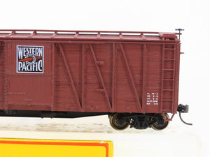 HO Scale Accurail 4001 WP Western Pacific 40' OB Wood Box Car #26091 - Upgraded
