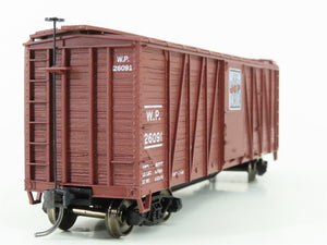 HO Scale Accurail 4001 WP Western Pacific 40' OB Wood Box Car #26091 - Upgraded