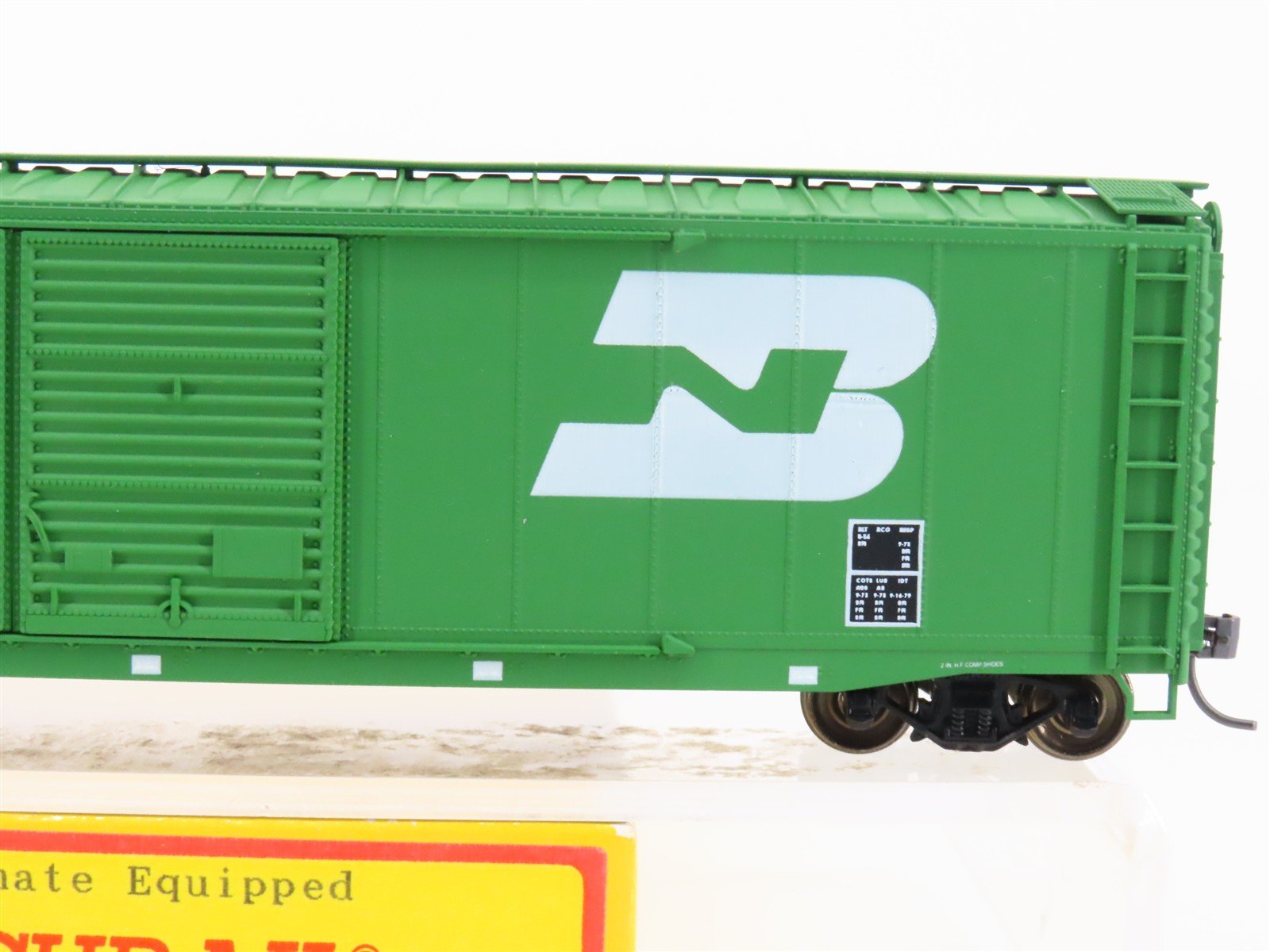 HO Accurail 5203 BN Burlington Northern 50' Double Door Box Car #232177 Upgraded