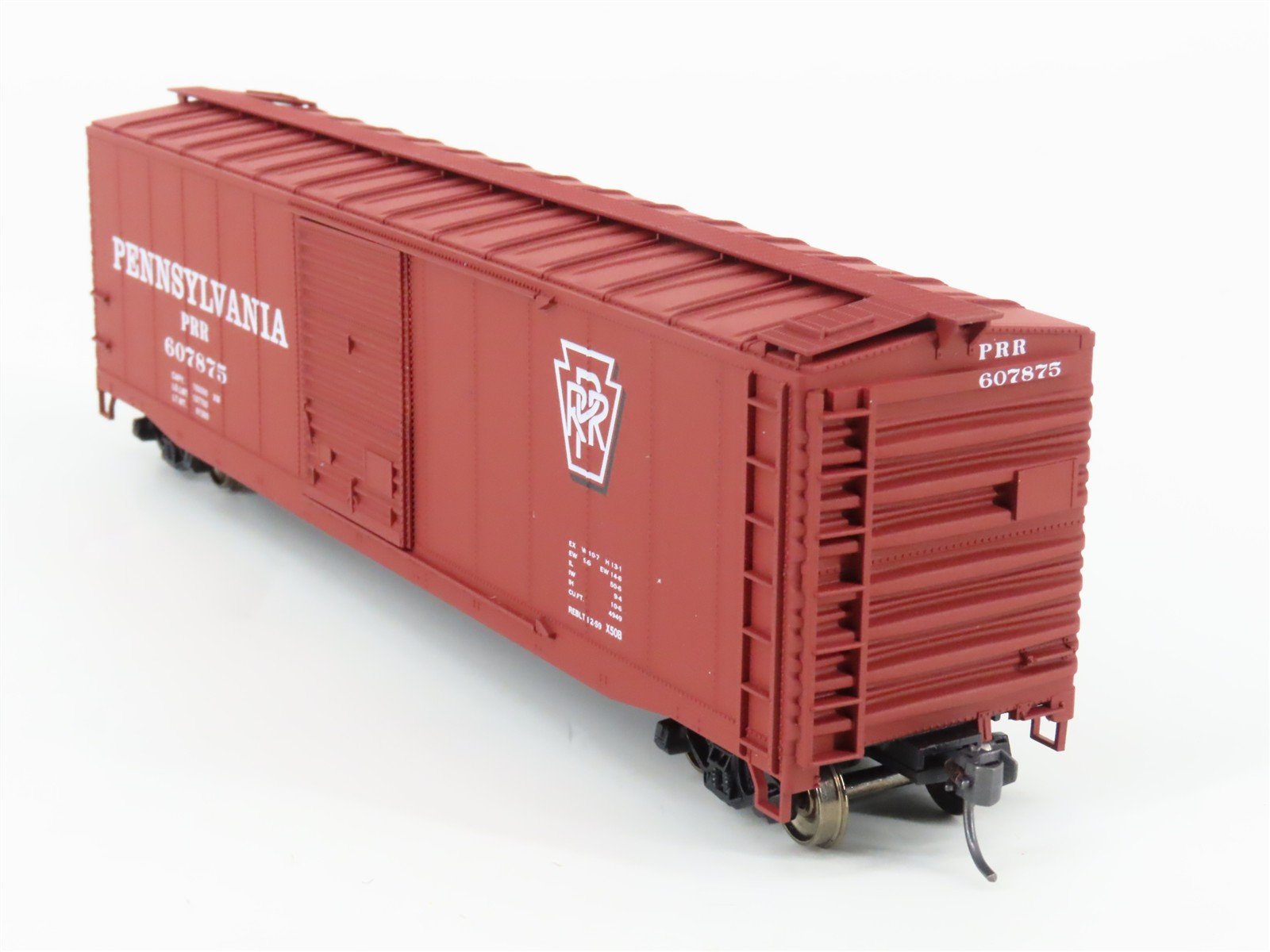 HO Accurail 5006 PRR Pennsylvania 50' AAR Single Door Box Car #607875 - Upgraded