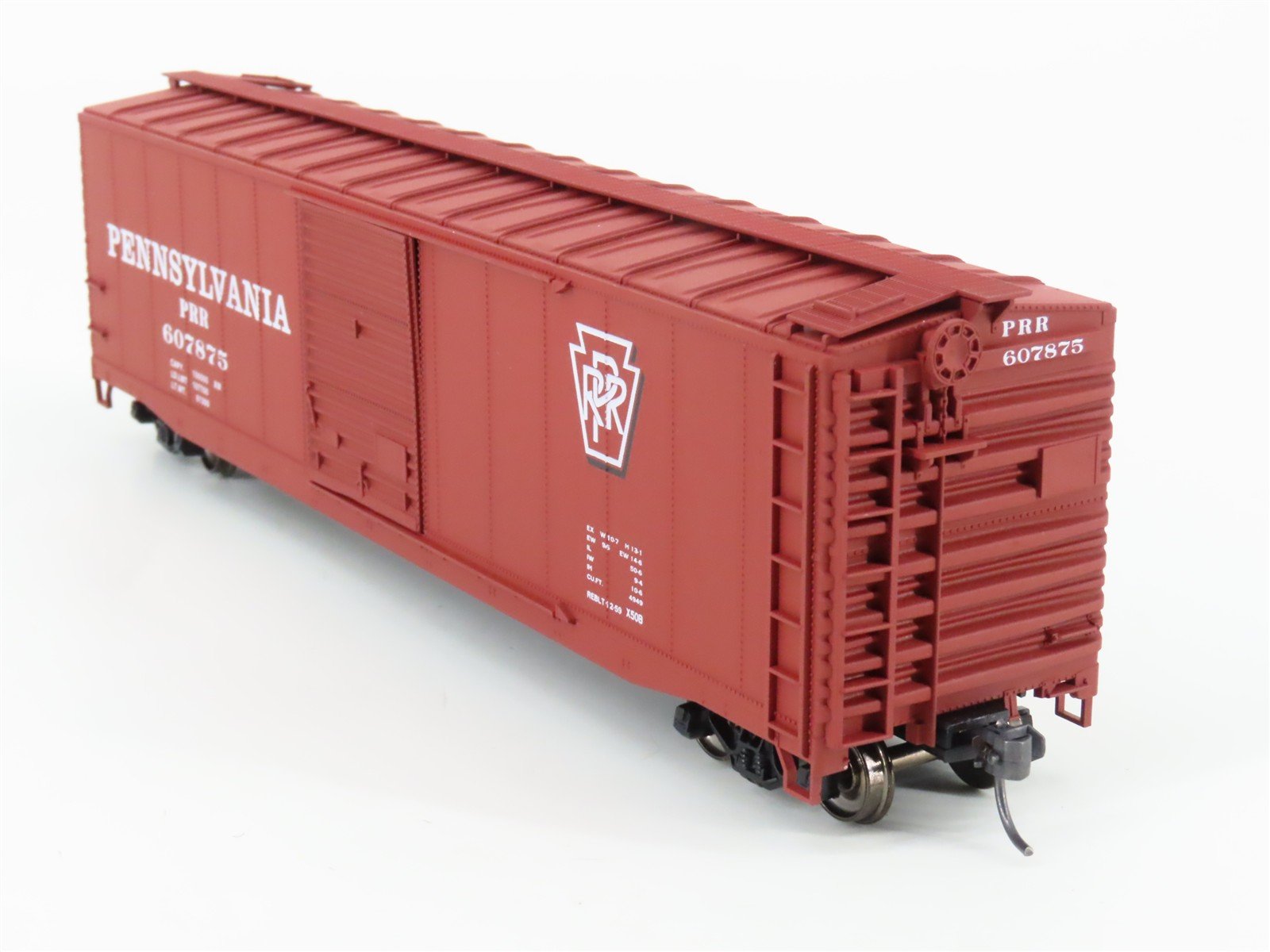 HO Accurail 5006 PRR Pennsylvania 50' AAR Single Door Box Car #607875 - Upgraded