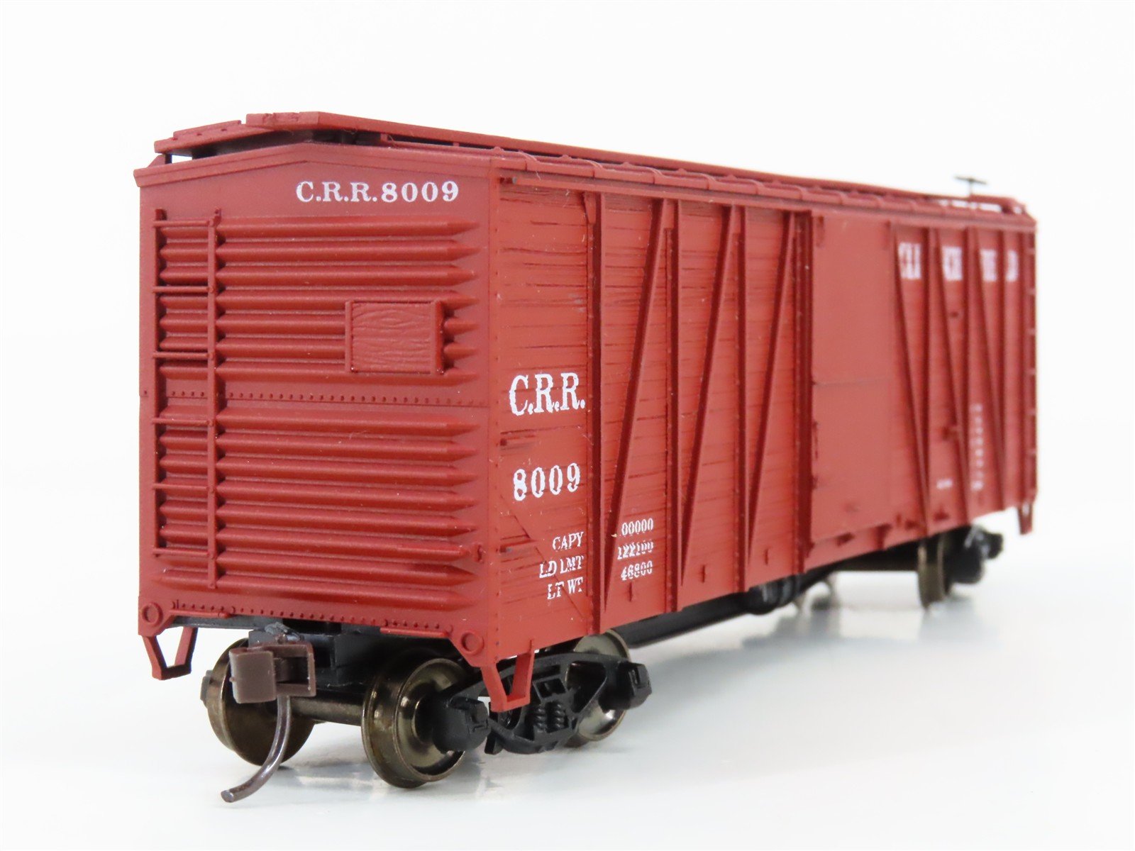HO Scale Accurail 4212 CRR Clinchfield 40' OB Wood Box Car #8009 - Upgraded
