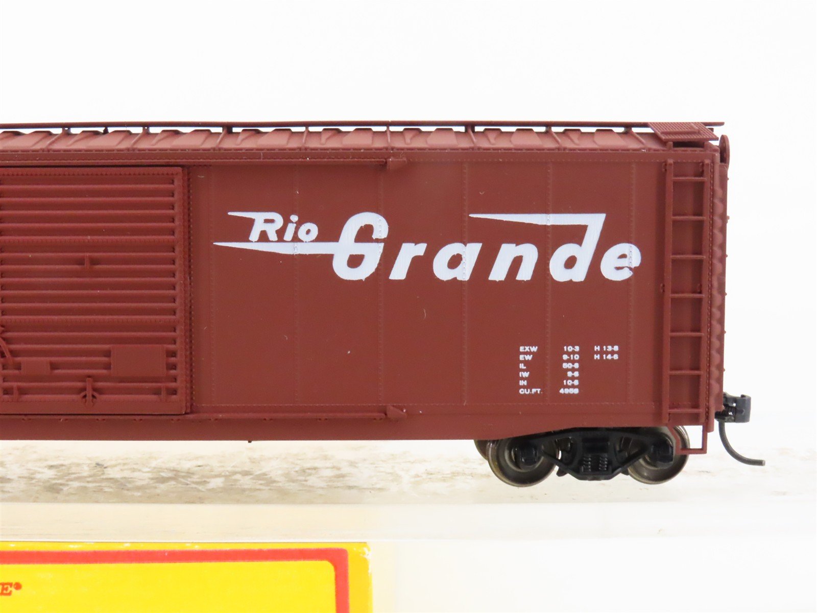HO Scale Accurail 5205 D&RGW Rio Grande 50' Double Door Box Car #63652 -Upgraded