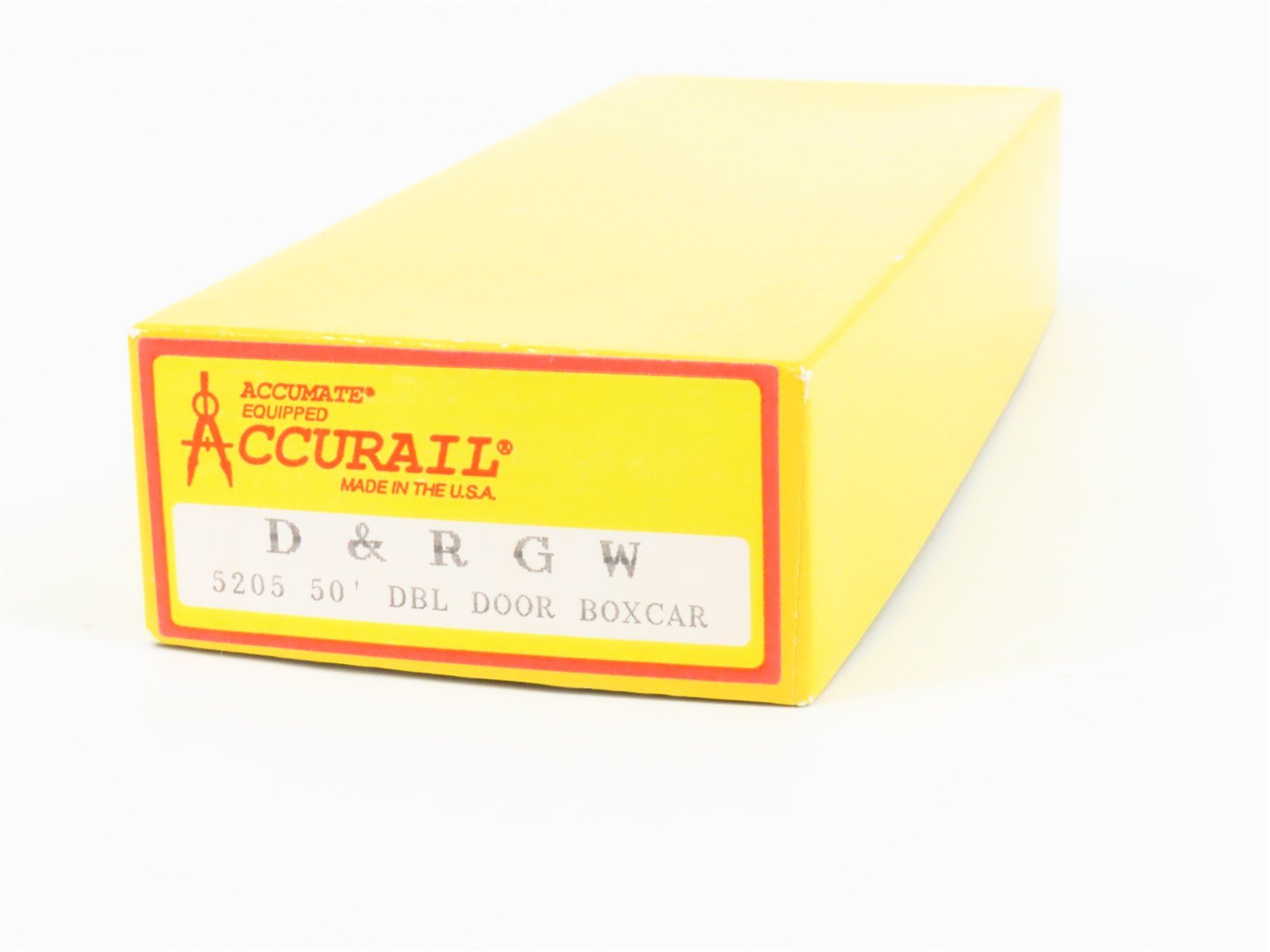 HO Scale Accurail 5205 D&RGW Rio Grande 50' Double Door Box Car #63652 -Upgraded