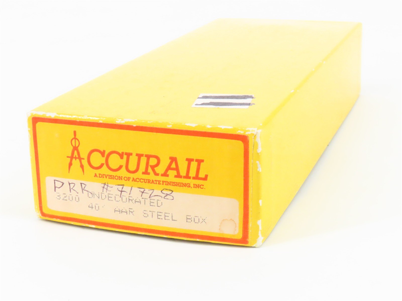 HO Scale Accurail 3200 PRR Pennsylvania 40' AAR Steel Box Car #71728 - Custom