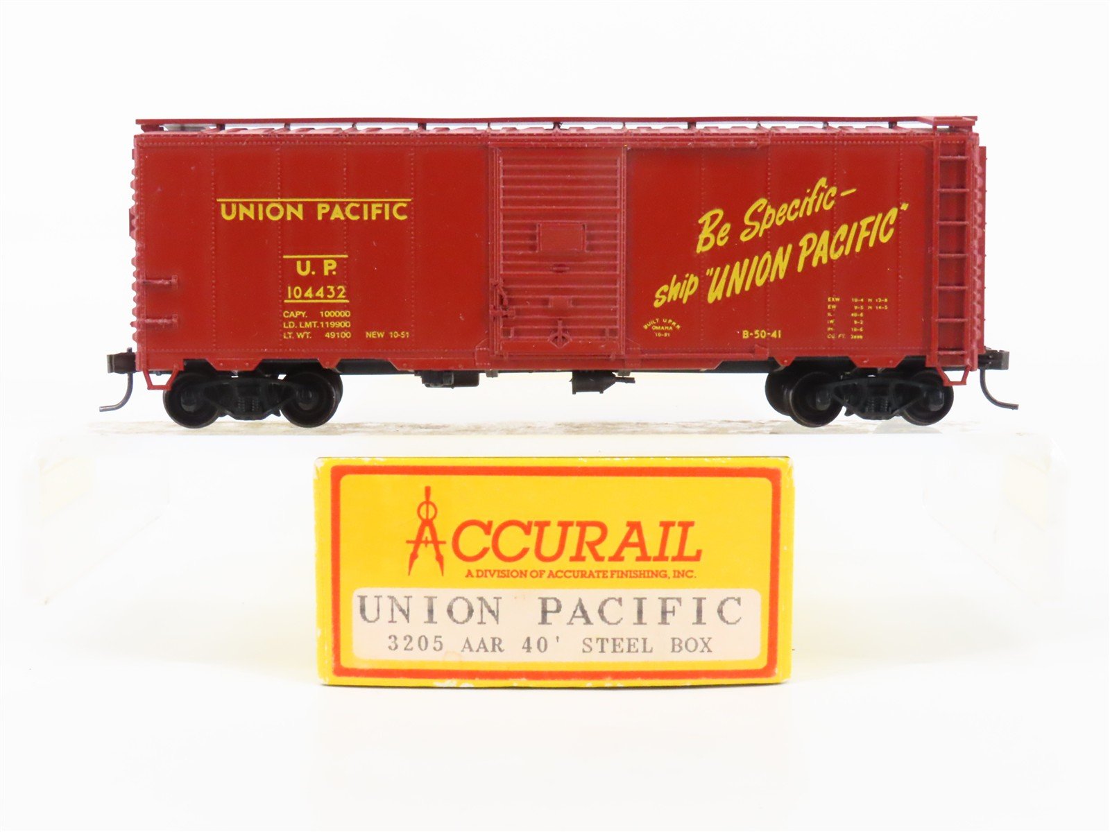 HO Scale Accurail 3205 UP Union Pacific 