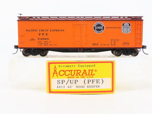 HO Accurail 4812 PFE Pacific Fruit Express 40' Wood Reefer #74583 - Upgraded
