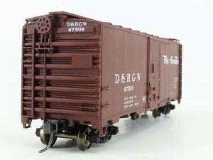 HO Scale Accurail 3207 D&RGW Rio Grande 40' AAR Steel Box Car #67509 - Upgraded