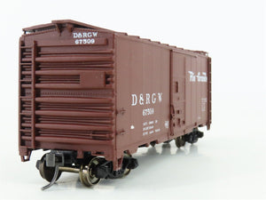 HO Scale Accurail 3207 D&RGW Rio Grande 40' AAR Steel Box Car #67509 - Upgraded