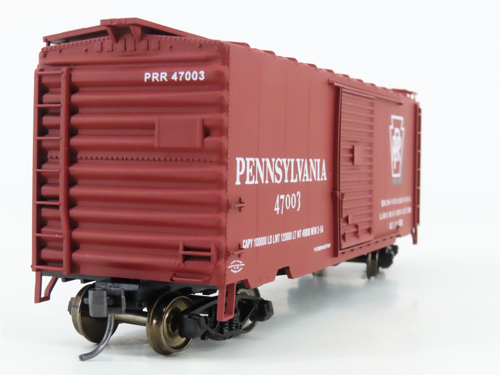 HO Scale Accurail 3421 PRR Pennsylvania 40' PS-1 Steel Box Car #47003 - Upgraded