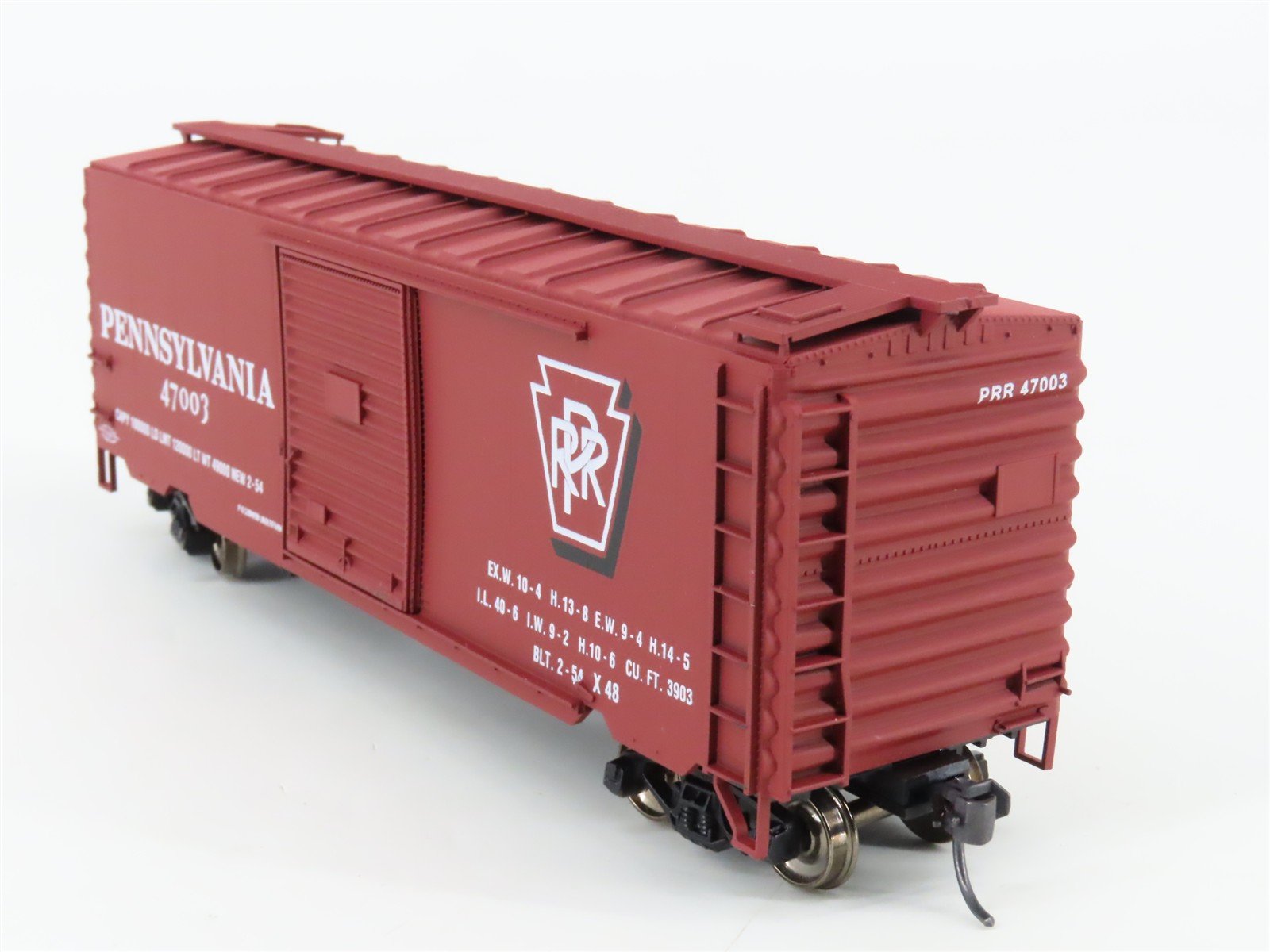 HO Scale Accurail 3421 PRR Pennsylvania 40' PS-1 Steel Box Car #47003 - Upgraded