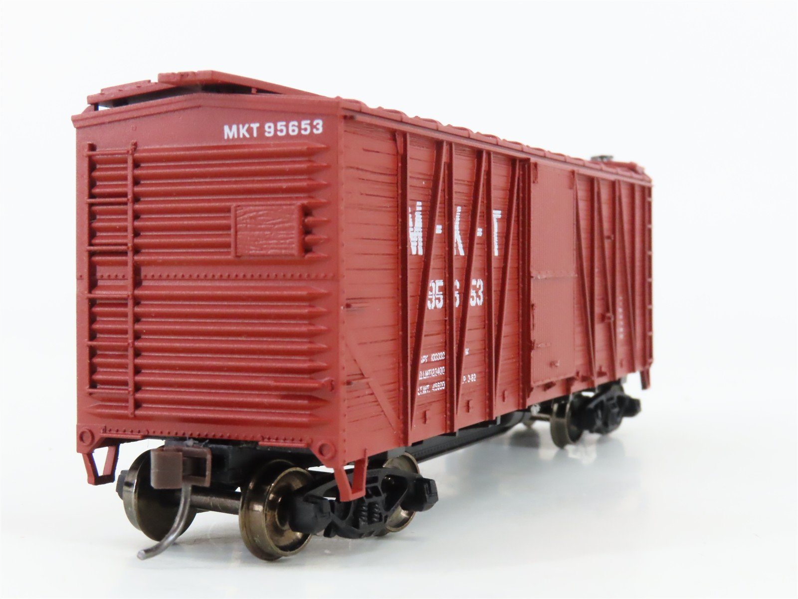 HO Accurail 4203 MKT Missouri-Kansas-Texas 40' OB Wood Box Car #95653 - Upgraded