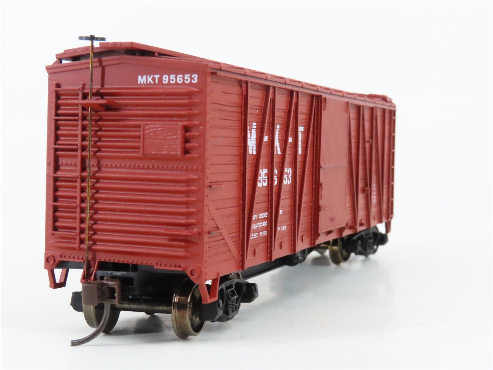 HO Accurail 4203 MKT Missouri-Kansas-Texas 40' OB Wood Box Car #95653 - Upgraded