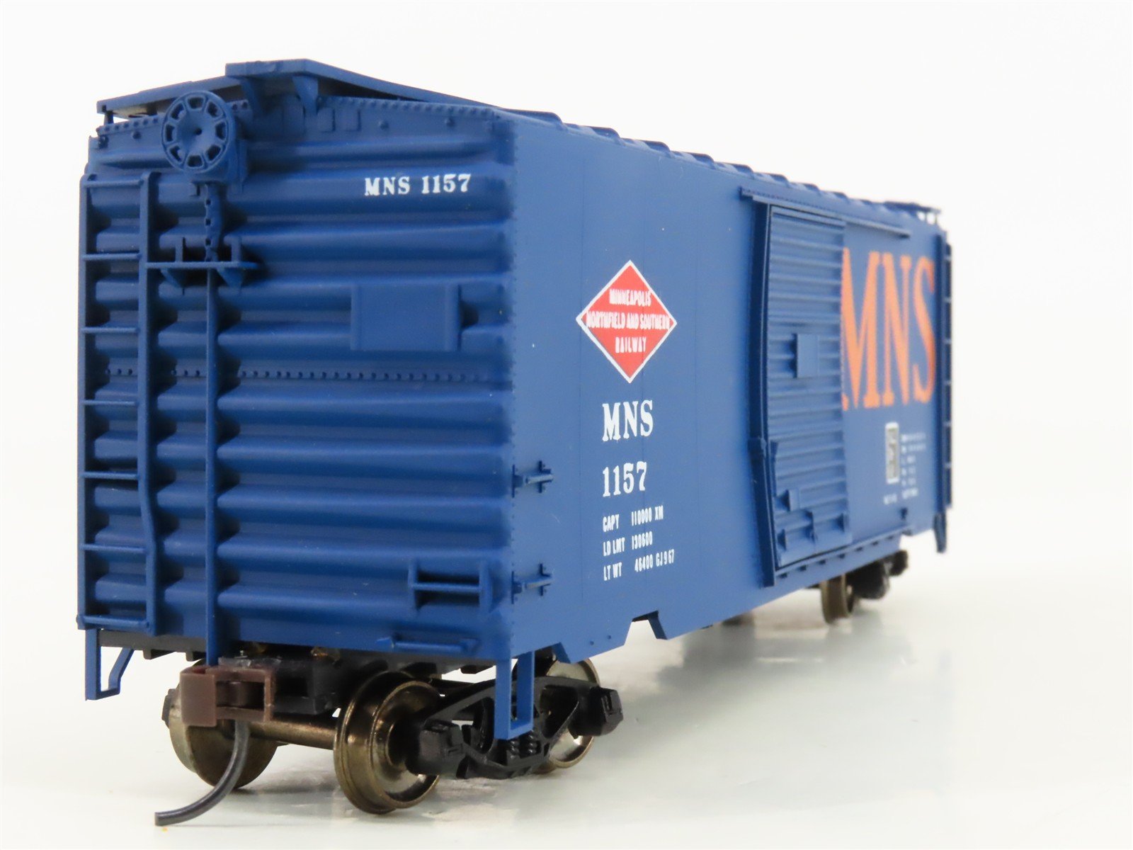 HO Accurail 1542 MNS Minneapolis Northfield & Southern 40' Box Car 1157 Upgraded