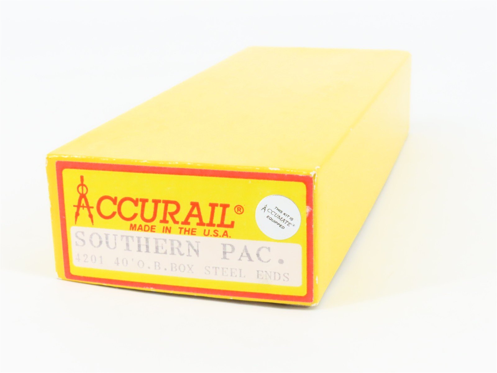 HO Scale Accurail 4201 SP Southern Pacific 40' OB Wood Box Car #19022 - Upgraded
