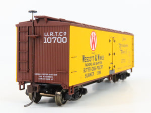 HO Scale Accurail 1559 URTC Westcott & Winks 40' Wood Reefer #10700 - Upgraded