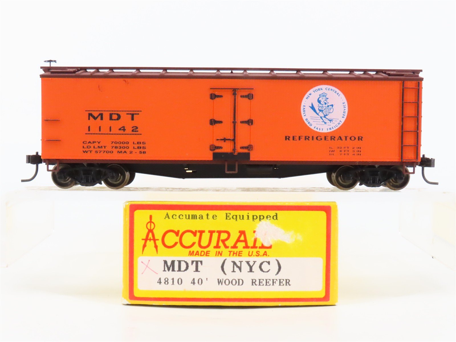 HO Scale Accurail 4810 MDT / NYC 