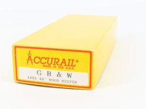 HO Accurail 4805 WRX / GBW Green Bay & Western 40' Wood Reefer #9308 - Upgraded