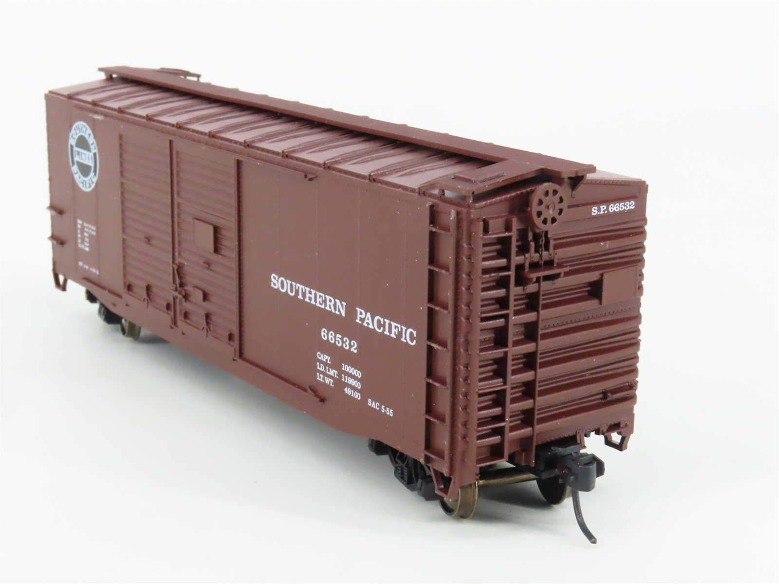 HO Accurail 3014 SP Southern Pacific 40' Double Door Box Car #66532 - Upgraded