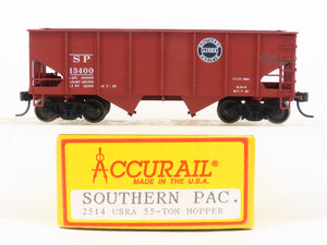 HO Accurail 2514 SP Southern Pacific 2-Bay USRA 55-Ton Hopper #13400 - Upgraded