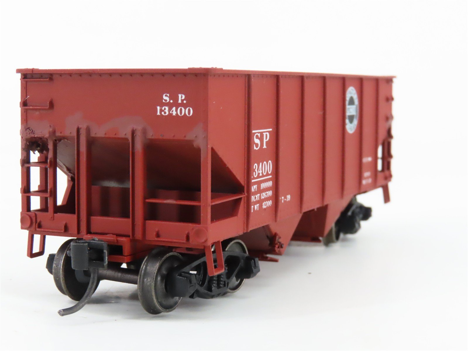 HO Accurail 2514 SP Southern Pacific 2-Bay USRA 55-Ton Hopper #13400 - Upgraded