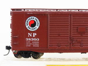 HO Accurail 3021 NP Northern Pacific 40' Double Door Box Car #38360 - Upgraded