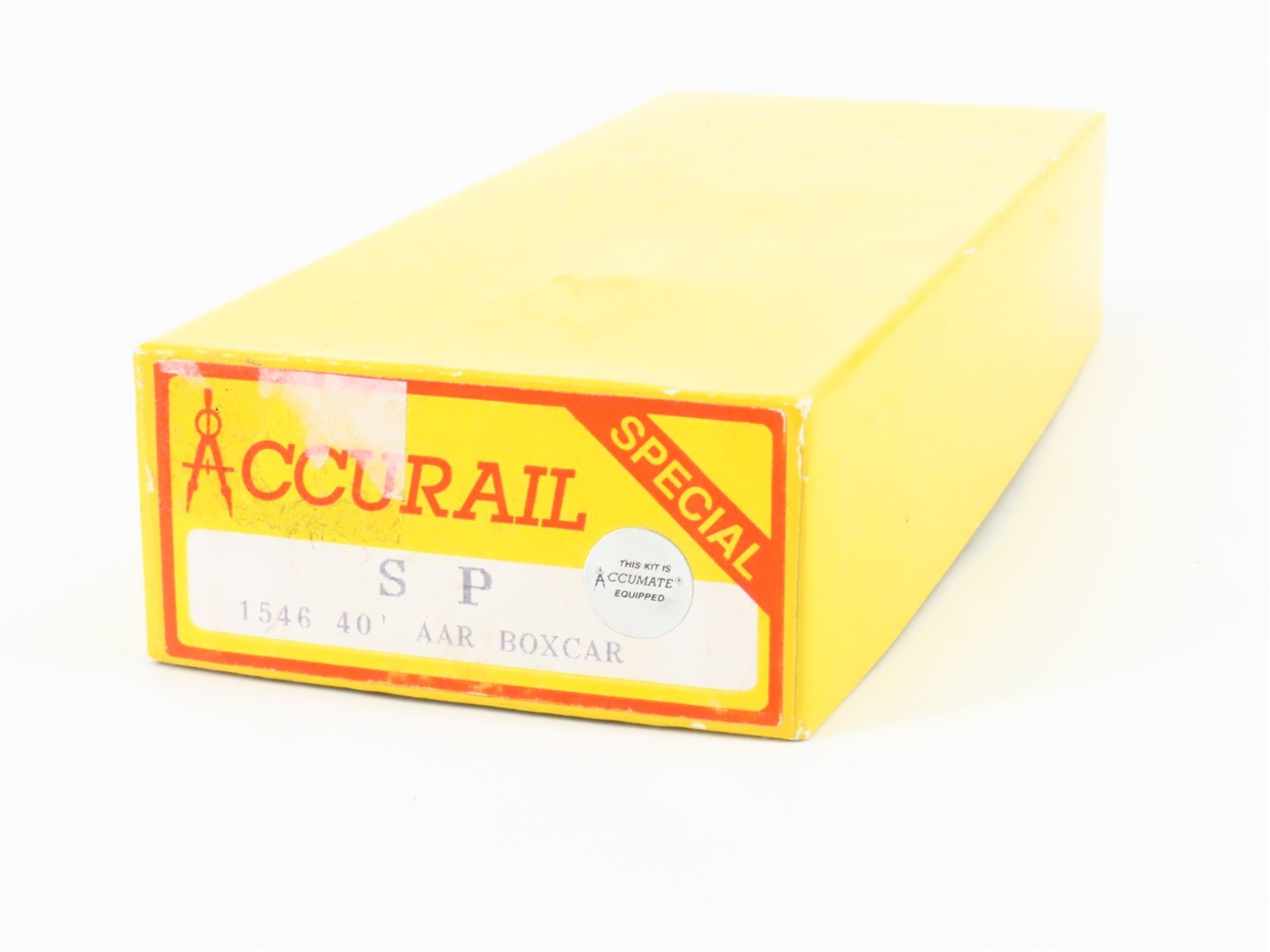 HO Accurail 1546 SP Southern Pacific 40' AAR Steel Box Car #123231 - Upgraded