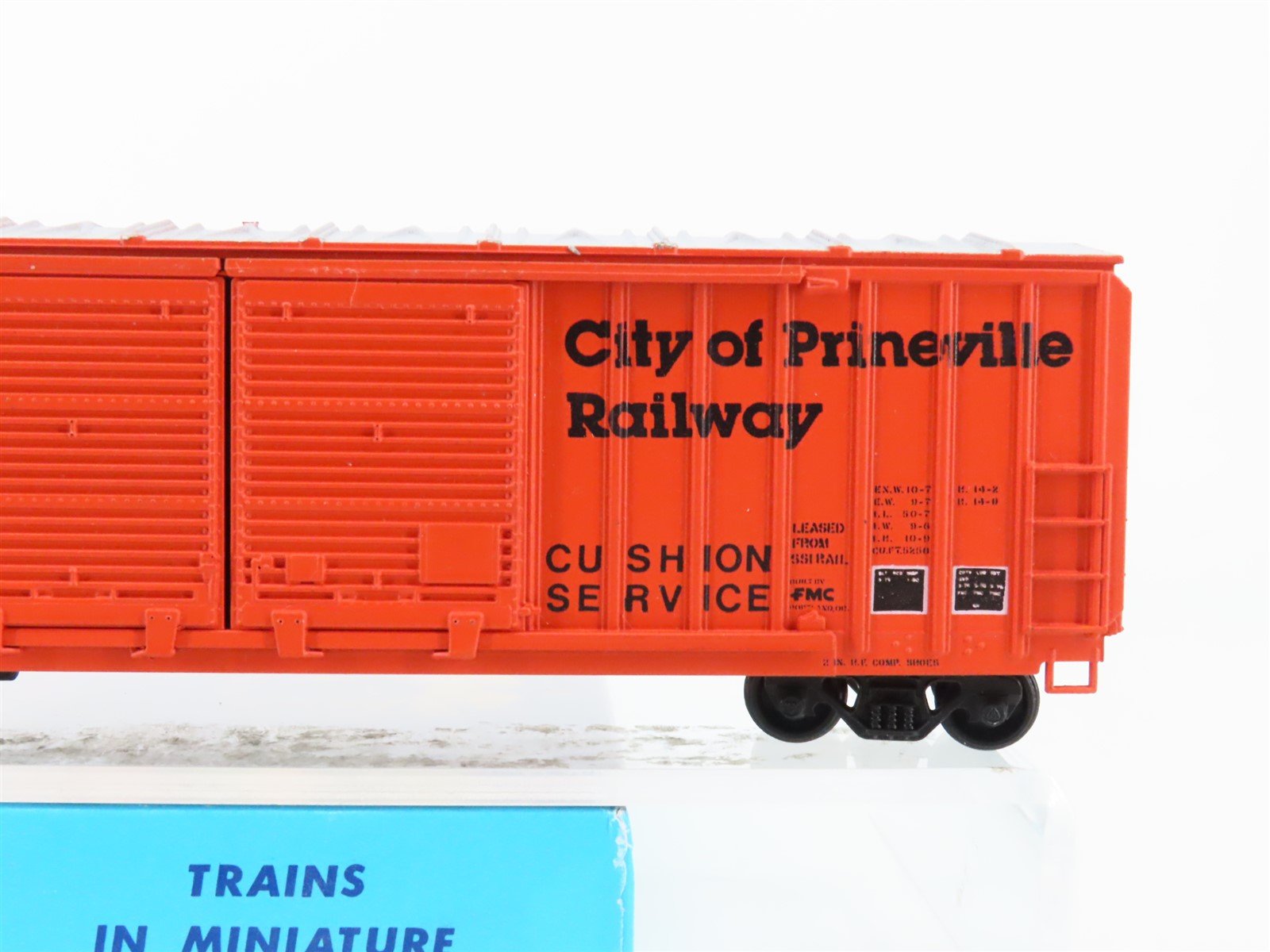 HO Athearn 5073 COP City of Prineville 50' Railbox Box Car #7341 - Upgraded