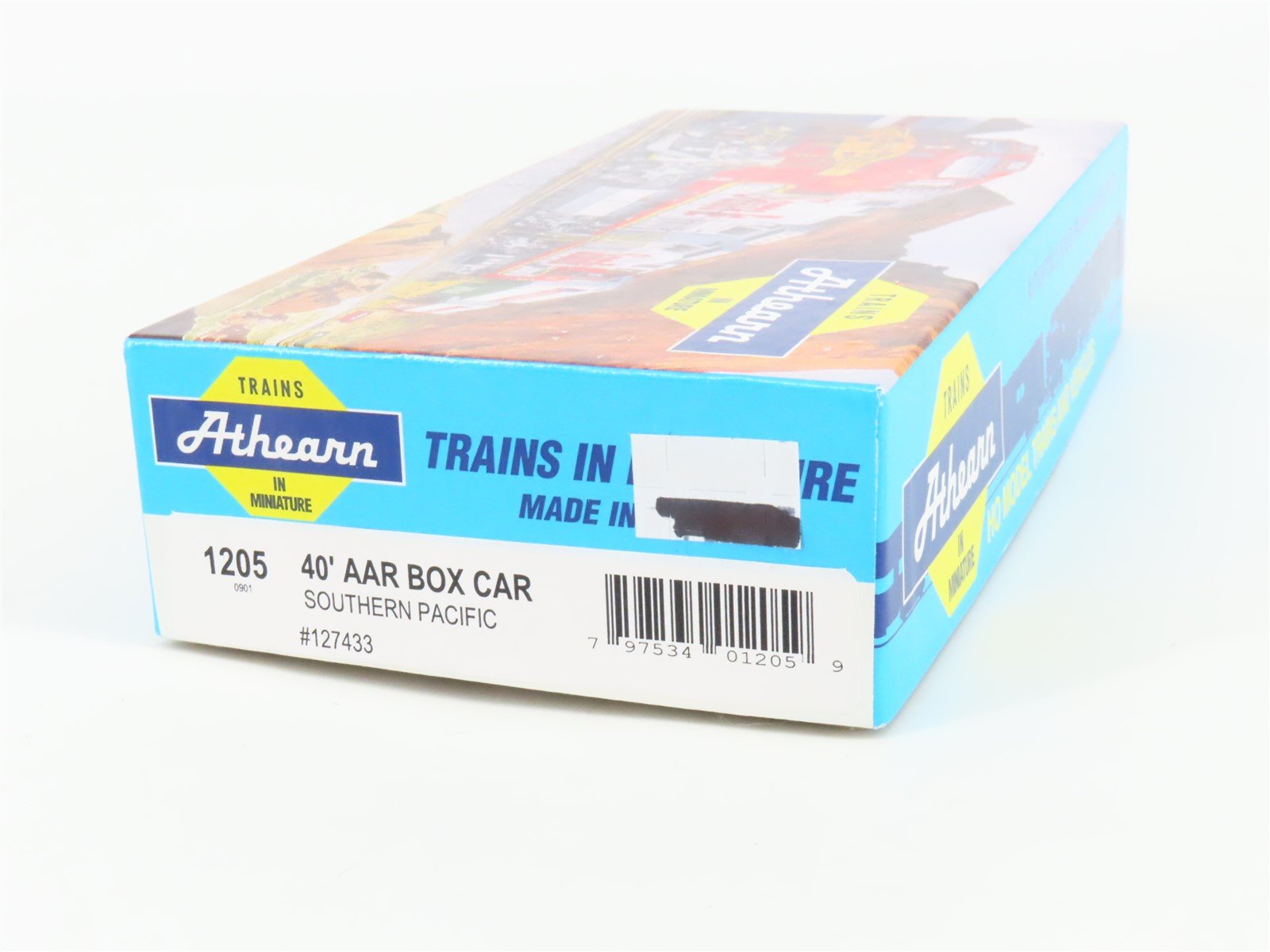 HO Scale Athearn 1205 SP Southern Pacific 40' AAR Box Car #127433 - Upgraded