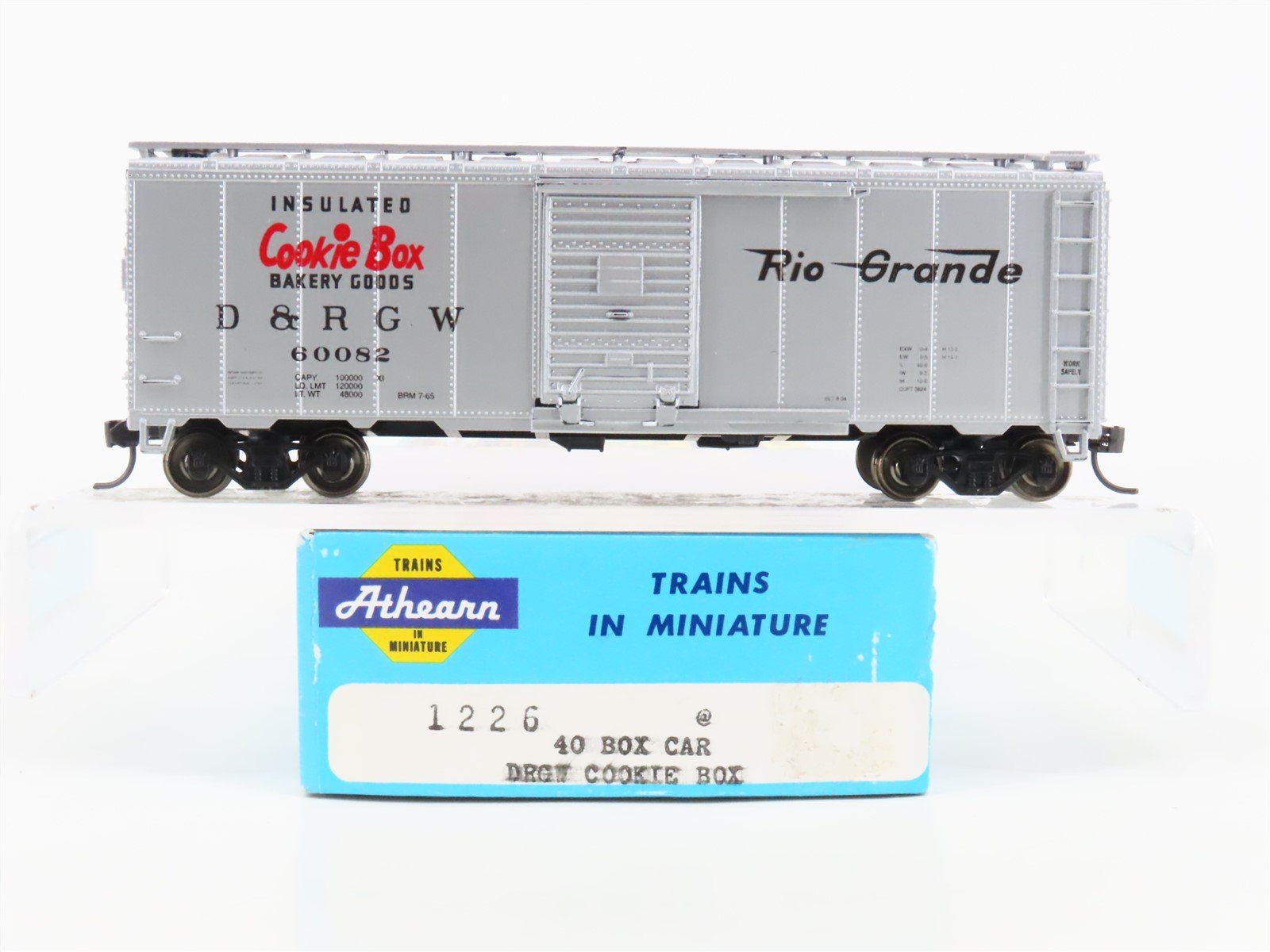 HO Athearn 1226 D&RGW Rio Grande 