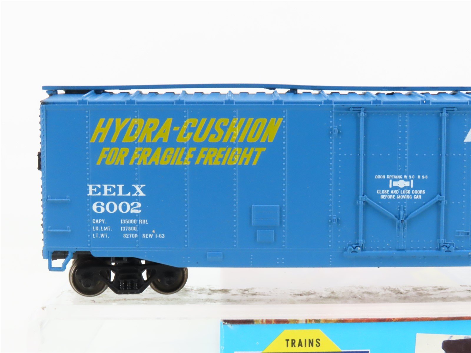 HO Athearn 5277 EELX Evans Equipment 50' Plug Door Box Car #6002 - Upgraded