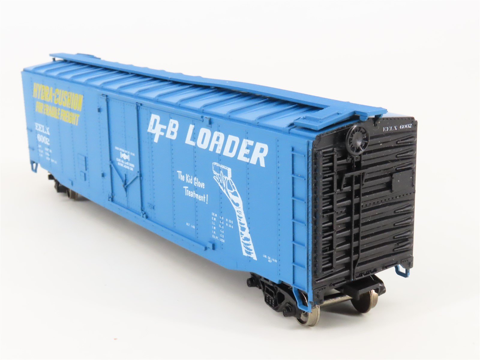 HO Athearn 5277 EELX Evans Equipment 50' Plug Door Box Car #6002 - Upgraded