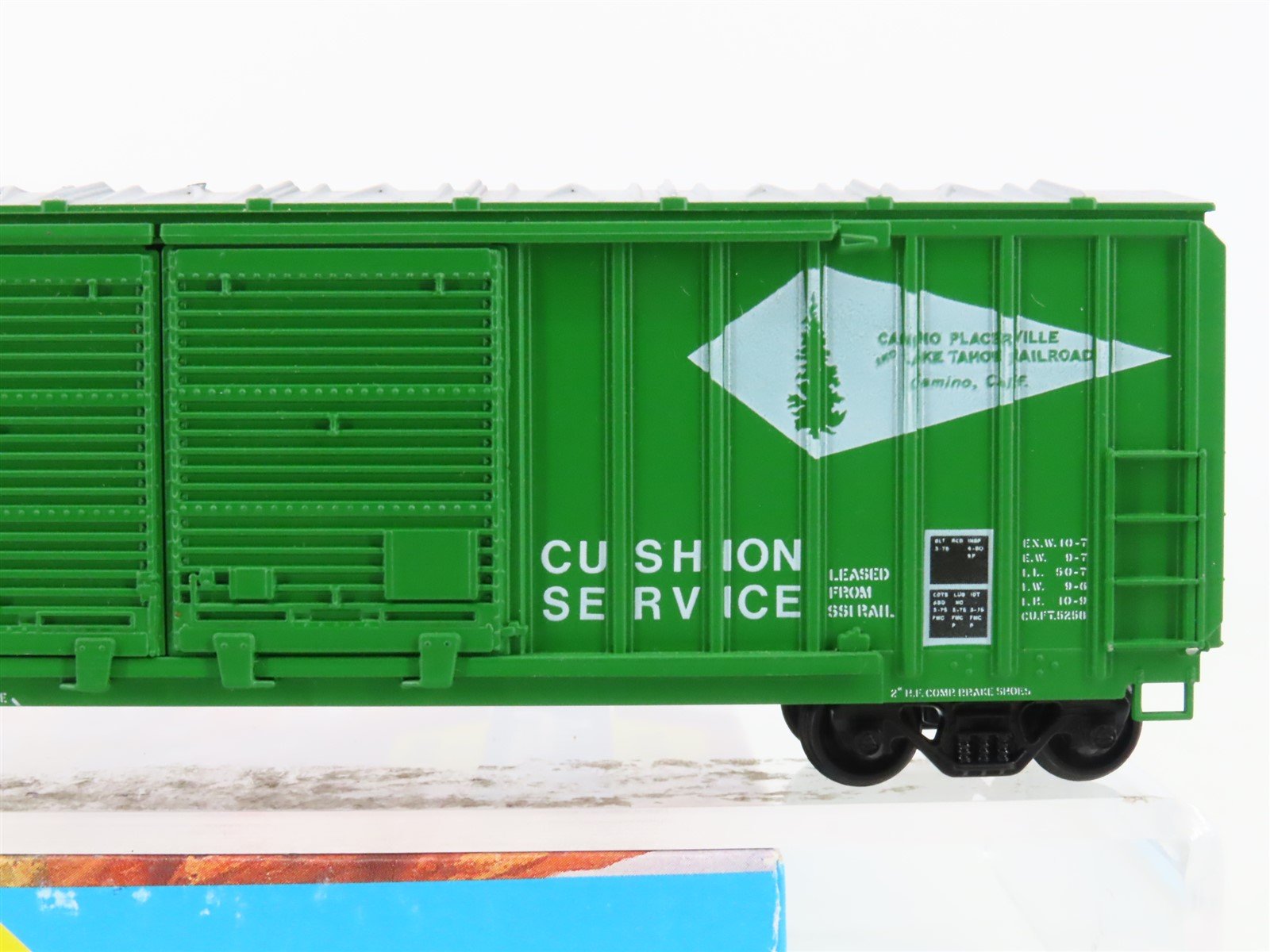 HO Athearn 5082 CPLT Camino Placerville & Lake Tahoe 50' Railbox Box Car #7710