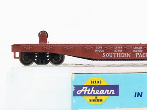 HO Scale Athearn 1398 SP Southern Pacific 50' Flat Car #30259 - Upgraded