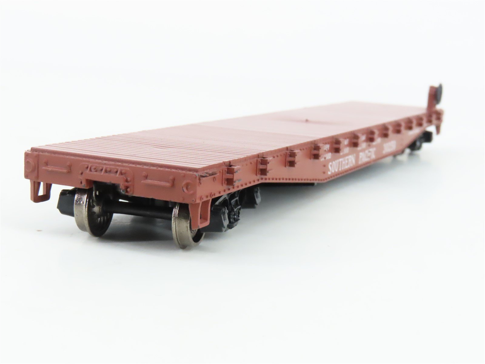 HO Scale Athearn 1398 SP Southern Pacific 50' Flat Car #30259 - Upgraded
