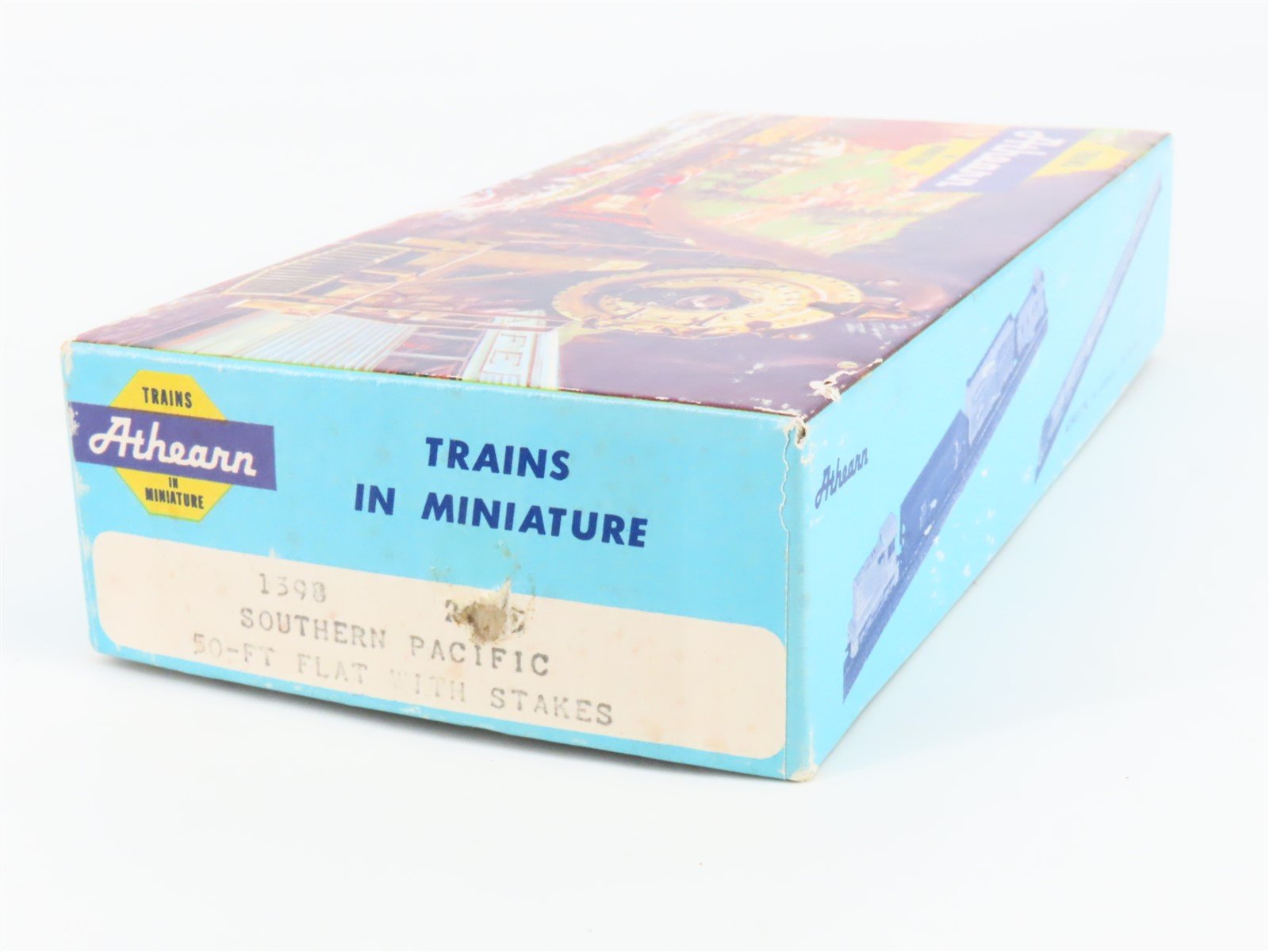 HO Scale Athearn 1398 SP Southern Pacific 50' Flat Car #30259 - Upgraded