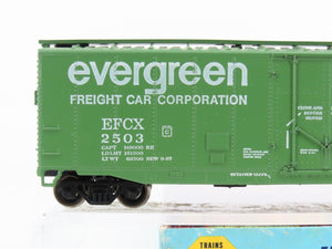 HO Scale Athearn 5272 EFCX Evergreen 50' Plug Door Box Car #2503 - Upgraded