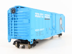 HO Athearn/Rail Runner 114 RI Route Rock 50' Plug Door Box Car #516017 Upgraded