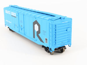 HO Athearn/Rail Runner 114 RI Route Rock 50' Plug Door Box Car #516017 Upgraded