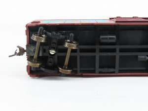 HO Scale Athearn/Show Me SML Santa Fe 40' Single Door Box Car #605 - Upgraded