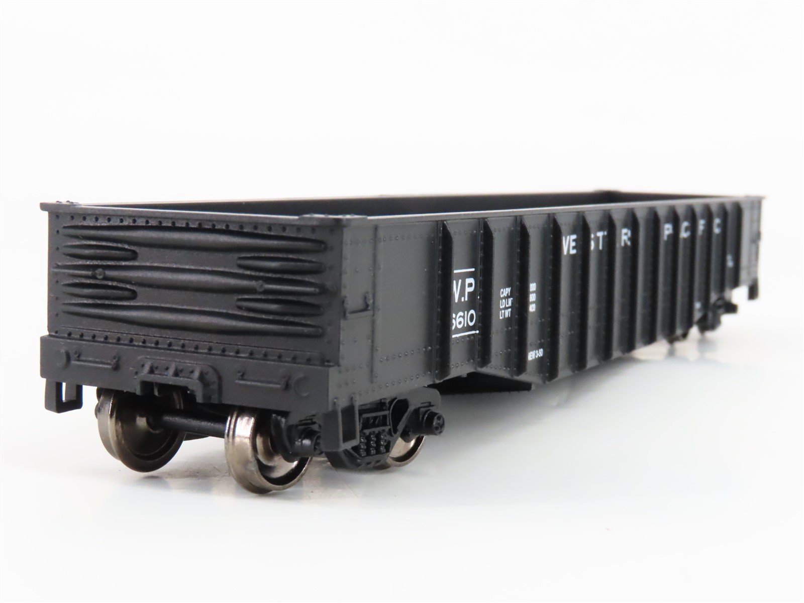 HO Scale Athearn Bev-Bel 1758 WP Western Pacific 50' Gondola #6610 - Upgraded