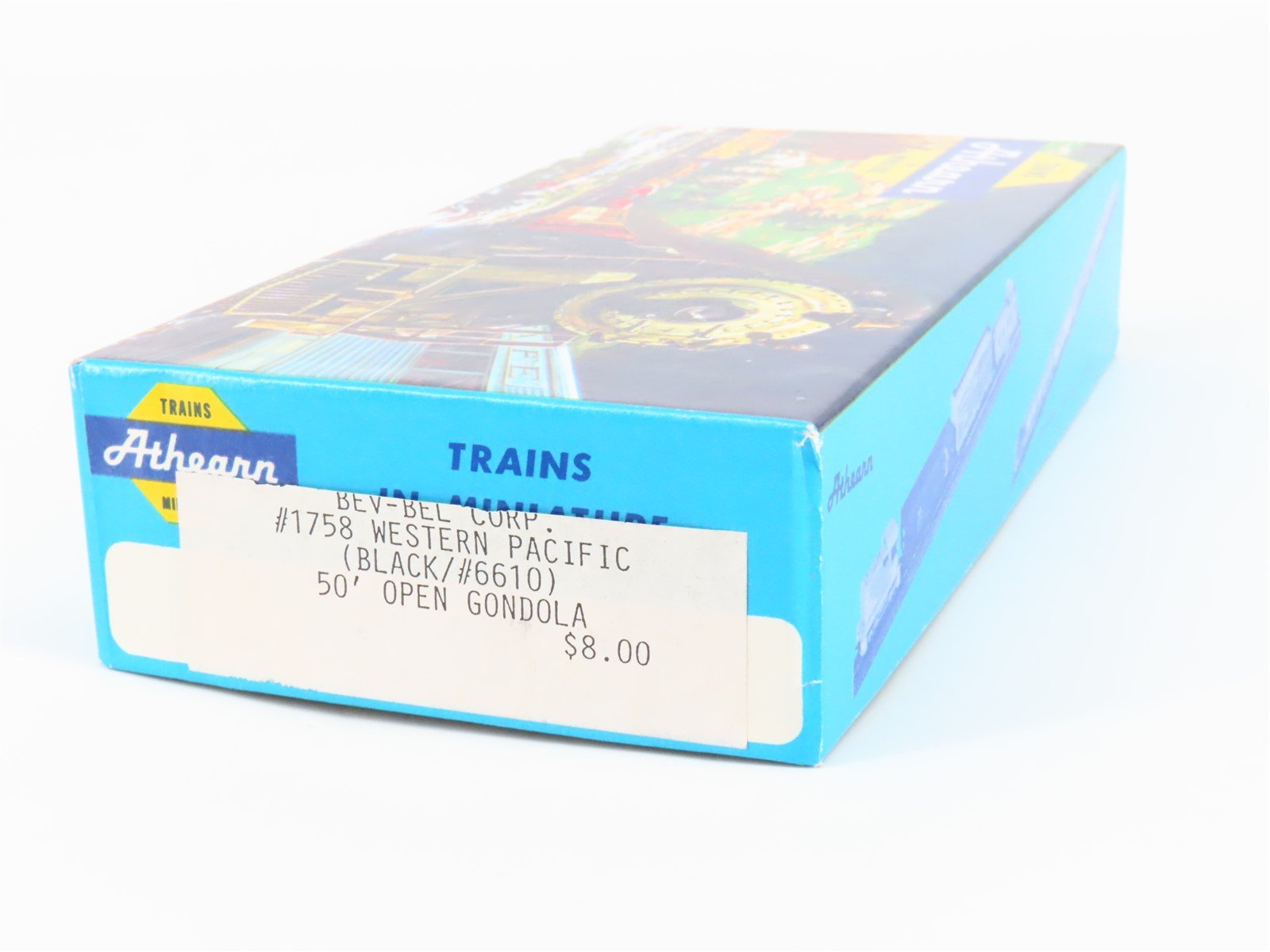 HO Scale Athearn Bev-Bel 1758 WP Western Pacific 50' Gondola #6610 - Upgraded