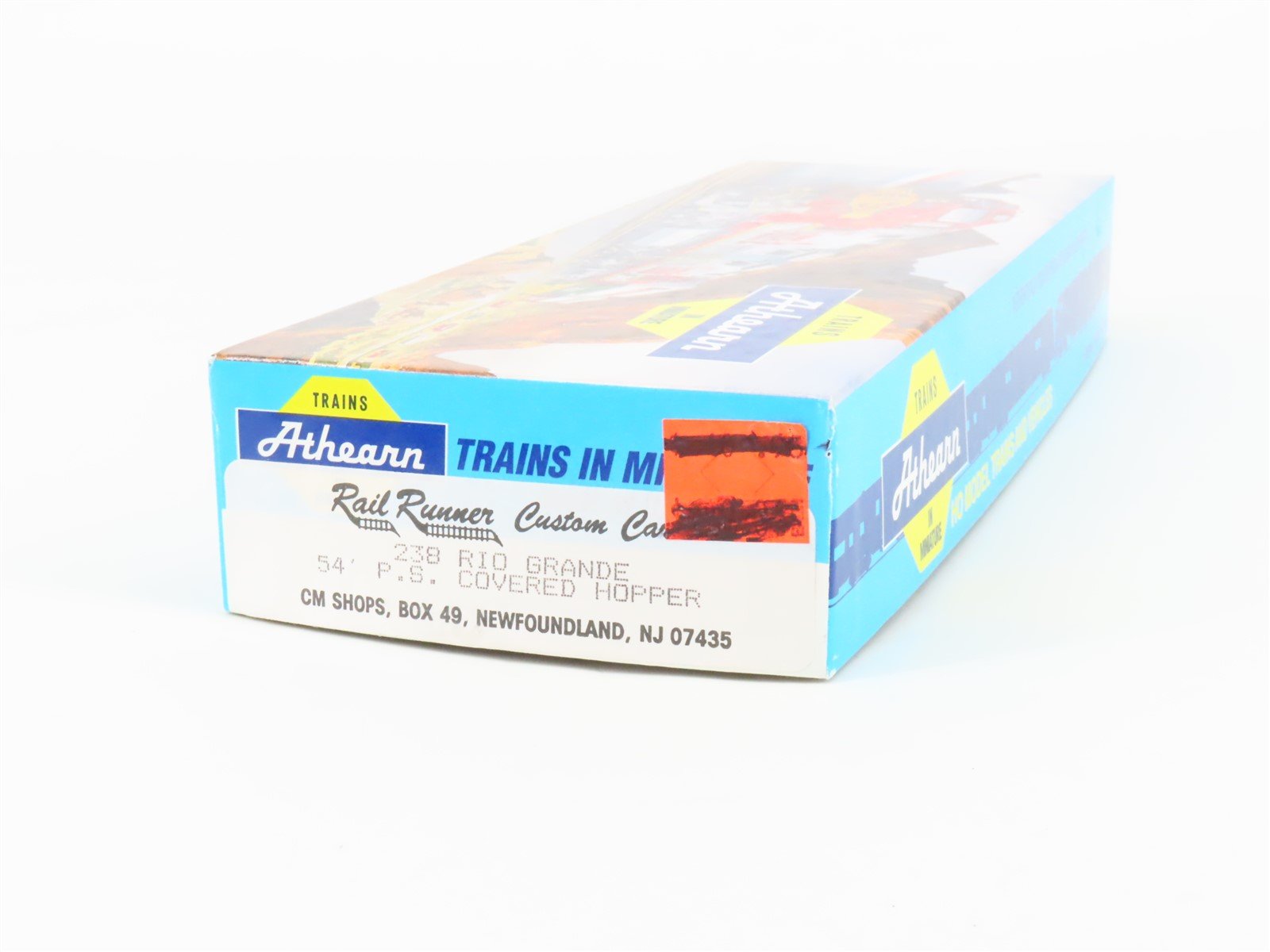 HO Athearn/Rail Runner 238 D&RGW Rio Grande 3-Bay Covered Hopper #15493 Upgraded