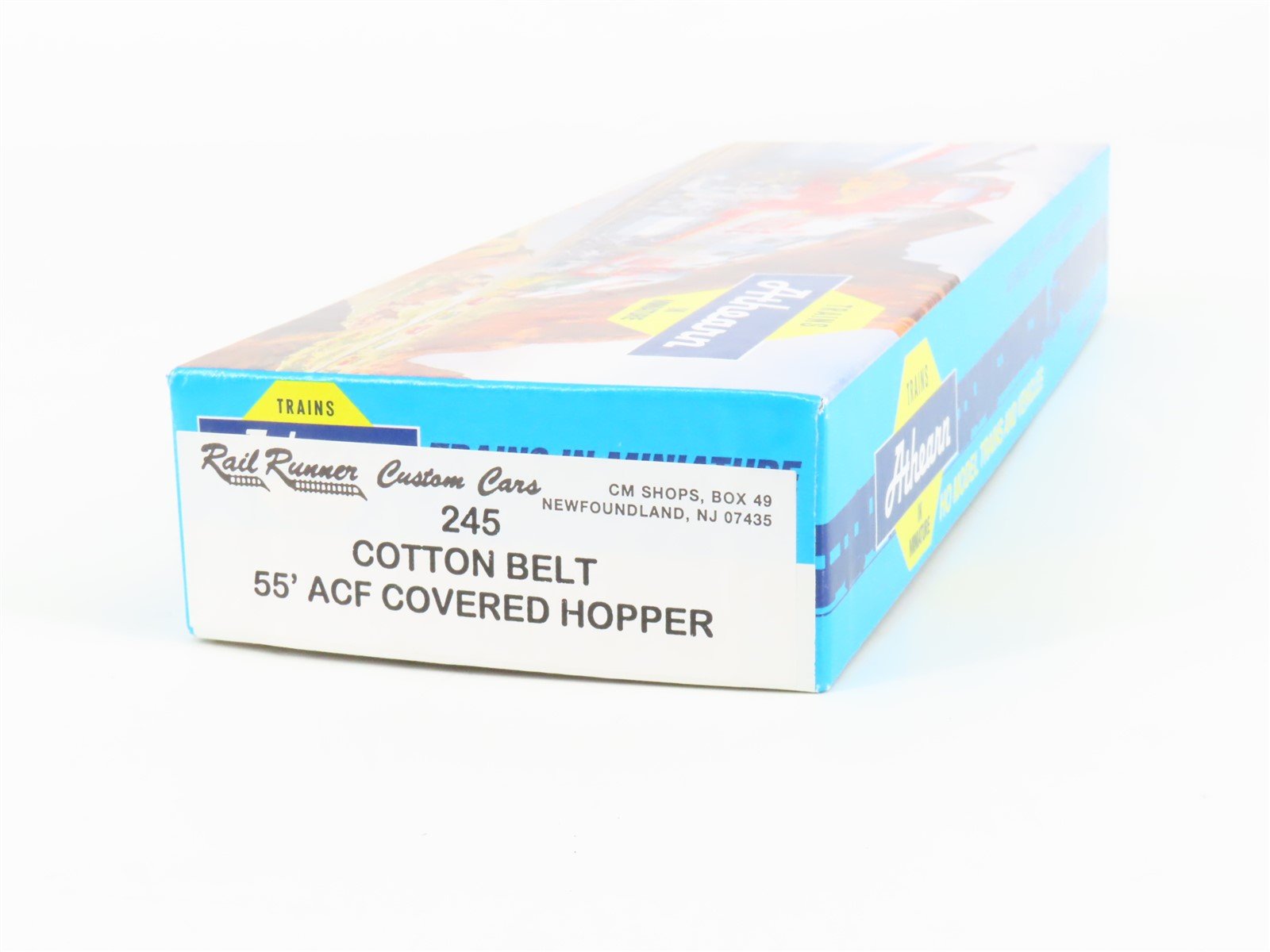 HO Athearn/Rail Runner 245 SSW Cotton Belt 4-Bay Covered Hopper #70213 -Upgraded