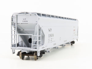 HO Scale Athearn/Rail Runner 291-1 WP 4-Bay Covered Hopper #11834 - Upgraded