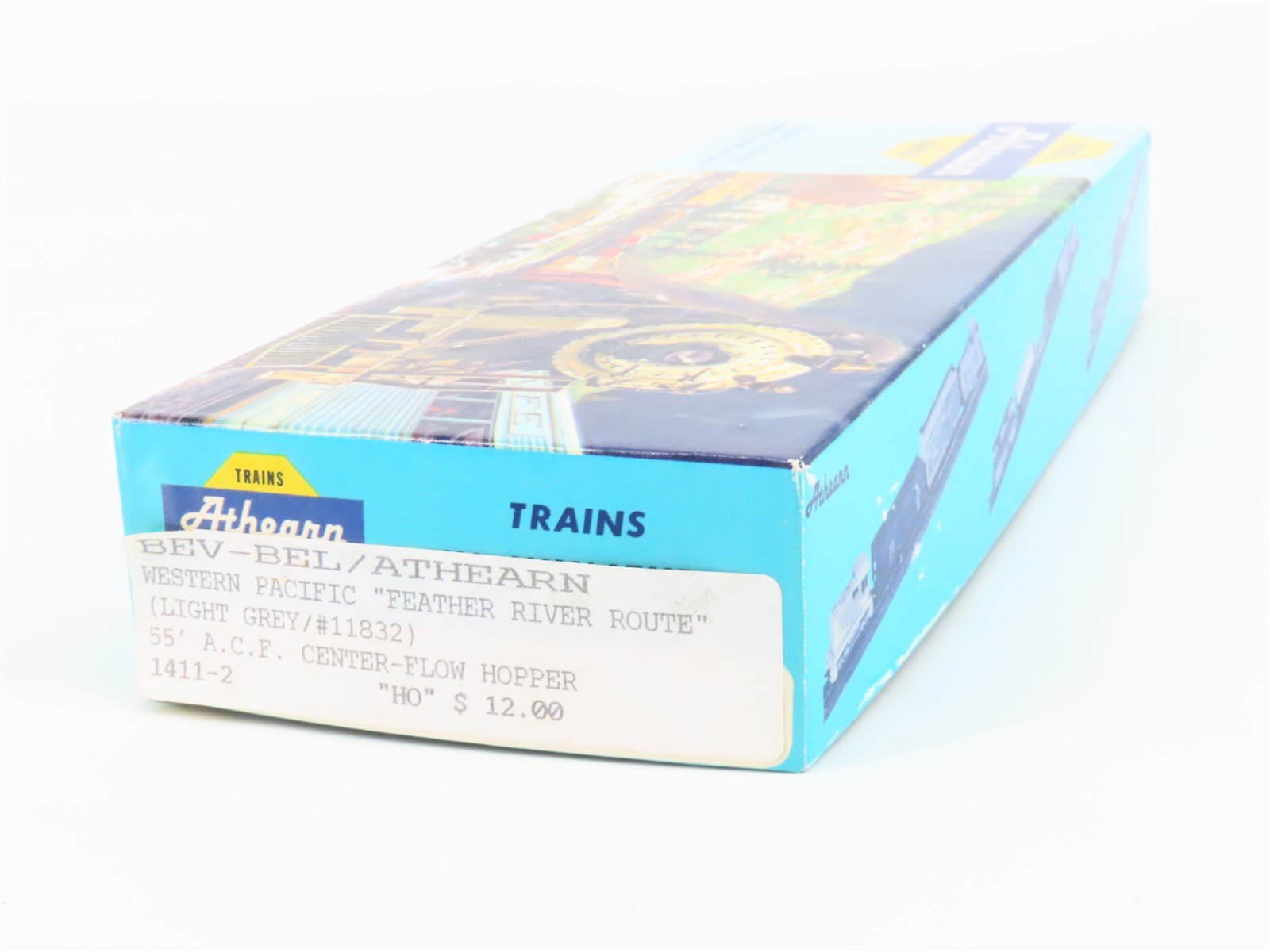 HO Athearn Bev-Bel 1411-2 WP Feather River 4-Bay Covered Hopper #11832 -Upgraded