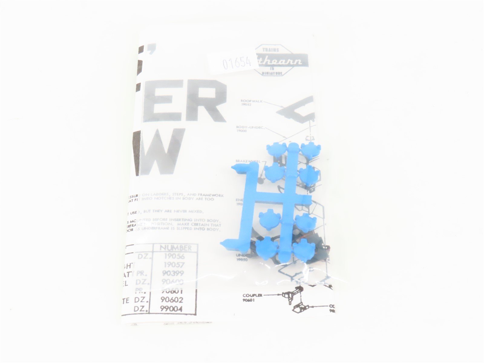 HO Athearn/RailRunner 271-1 GN Big Sky Blue 4-Bay Covered Hopper 170245 Upgraded