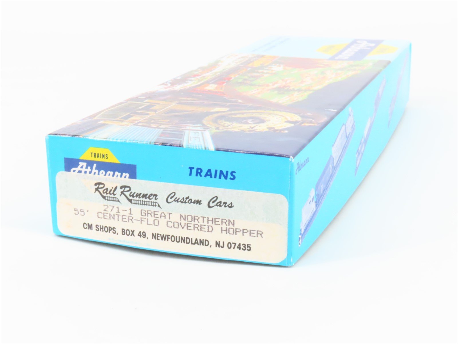 HO Athearn/RailRunner 271-1 GN Big Sky Blue 4-Bay Covered Hopper 170245 Upgraded
