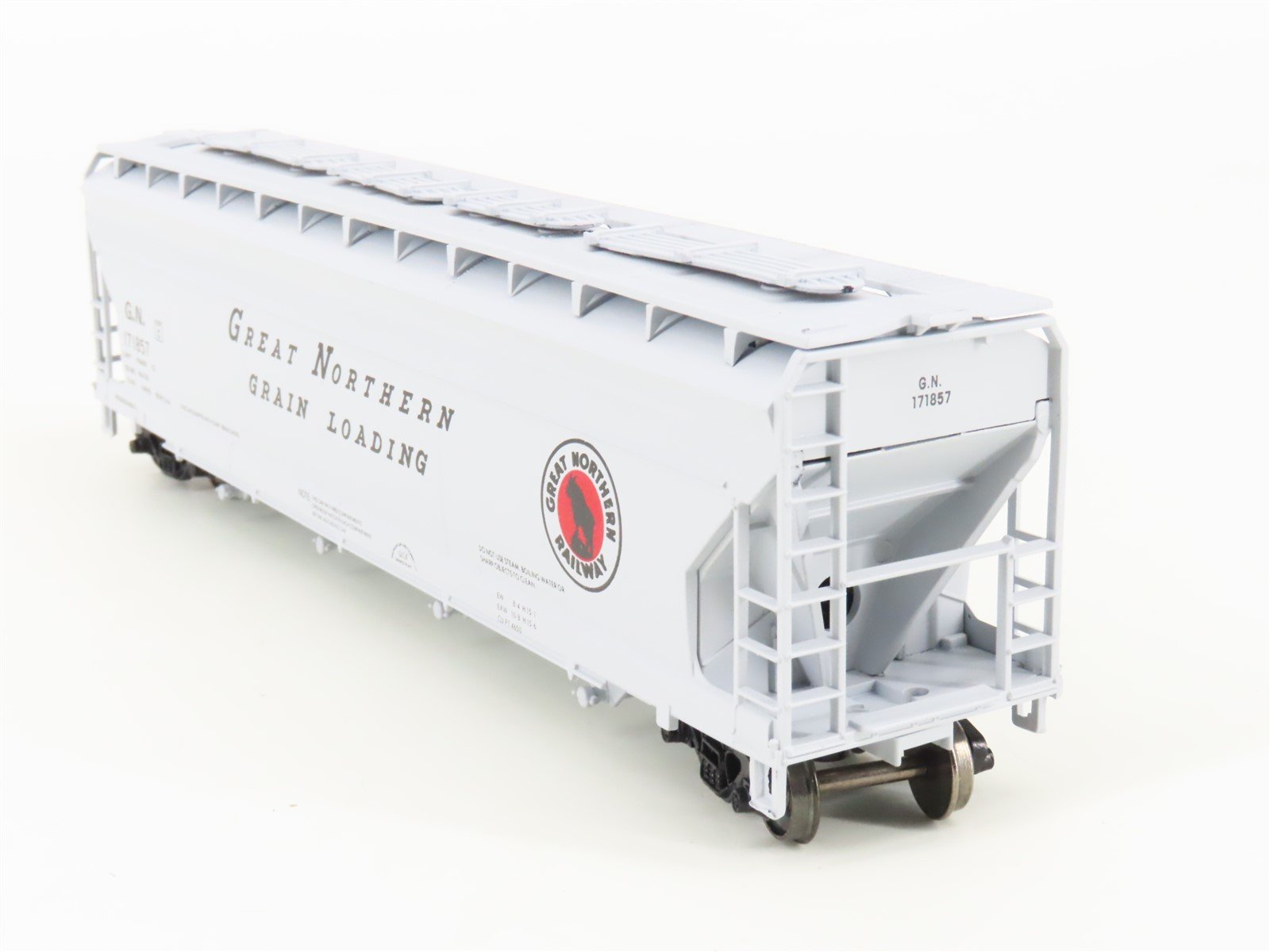 HO Scale Athearn/Rail Runner 244 GN Grain 4-Bay Covered Hopper #171857 -Upgraded